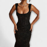 Renske - Duga haljina s elegantnim i rafiniranim korzetom