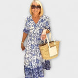 Caitlin - Graciozna cvjetna haljina s prozračnim dizajnom