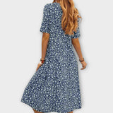 Paula - Elegantna cvjetna haljina od premium tkanine