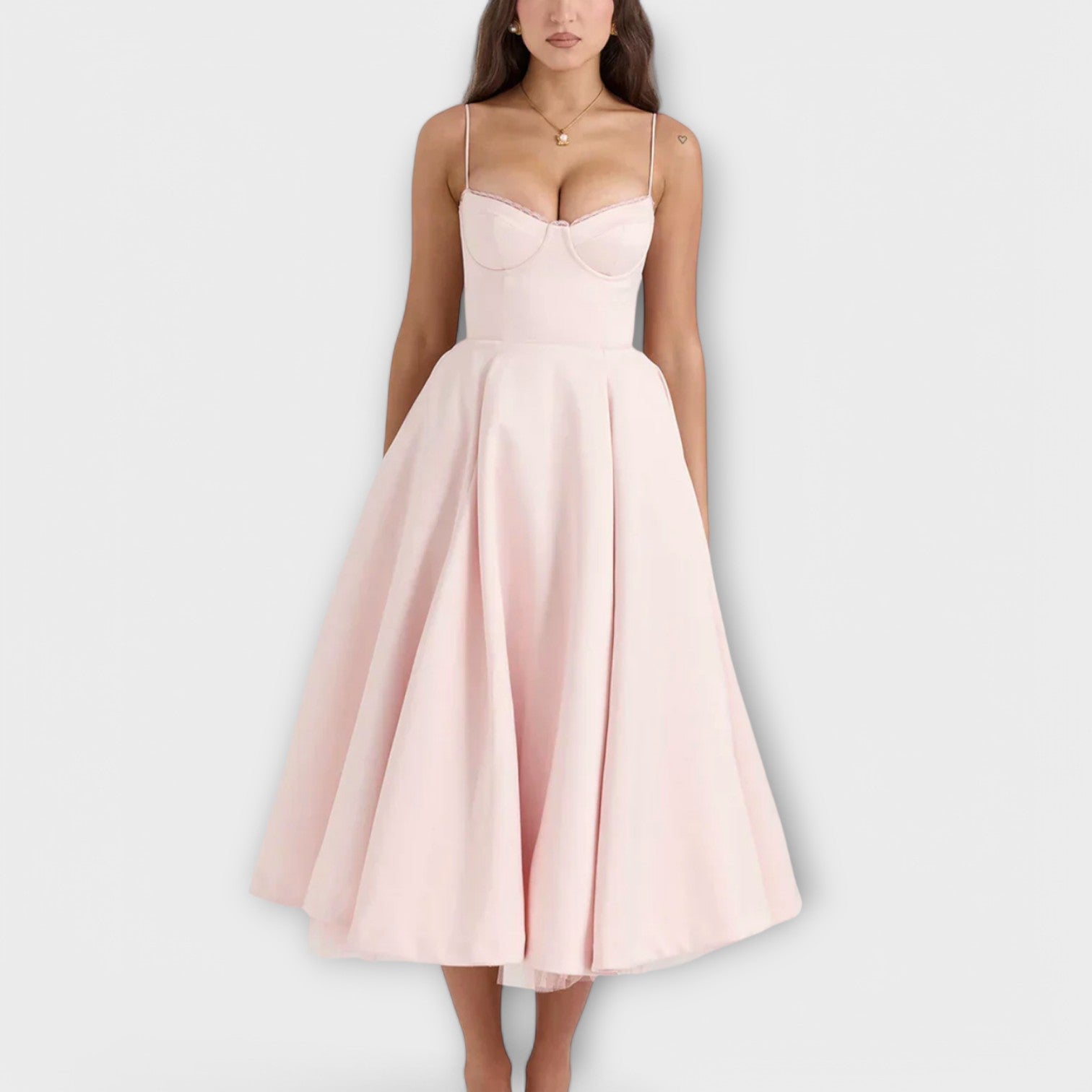 Mélie – Lagan ljetni haljina s korzet detaljem