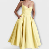 Mélie – Lagan ljetni haljina s korzet detaljem