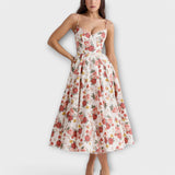 Mélie – Lagan ljetni haljina s korzet detaljem