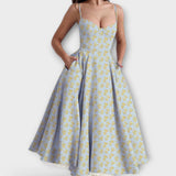 Mélie – Lagan ljetni haljina s korzet detaljem