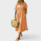 Anorea - Prugasta haljina