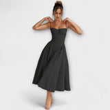 Rosalie - Uređena bezrukavna korzet haljina