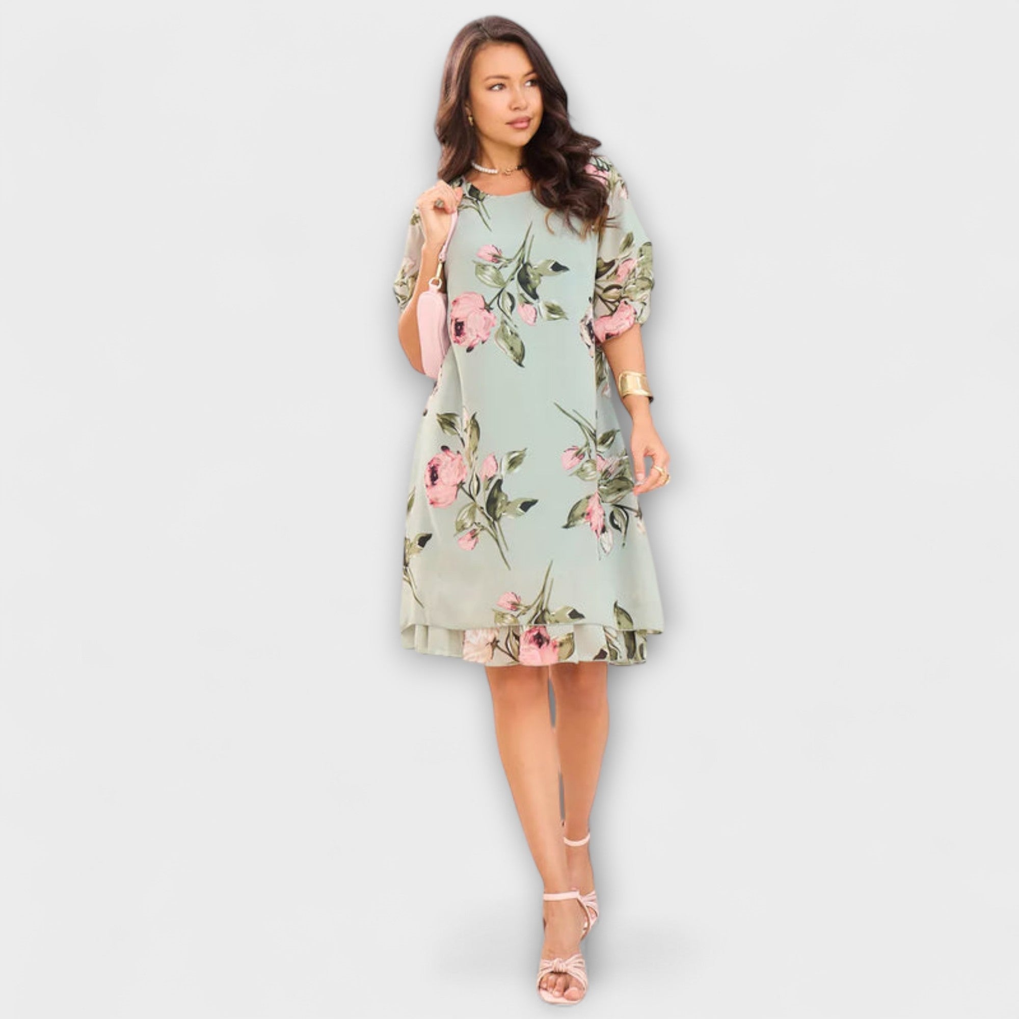 Aurora - Elegantna Chiffon haljina