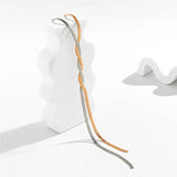 Elegantna duga ogrlica s prilagodljivim dizajnom zmijice