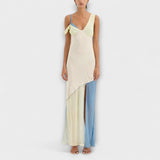 Aurora - Thames Midi Haljina s Detaljem Splice