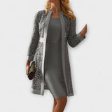 Runa - Elegantna Dvodijelna Čipkasta Haljina