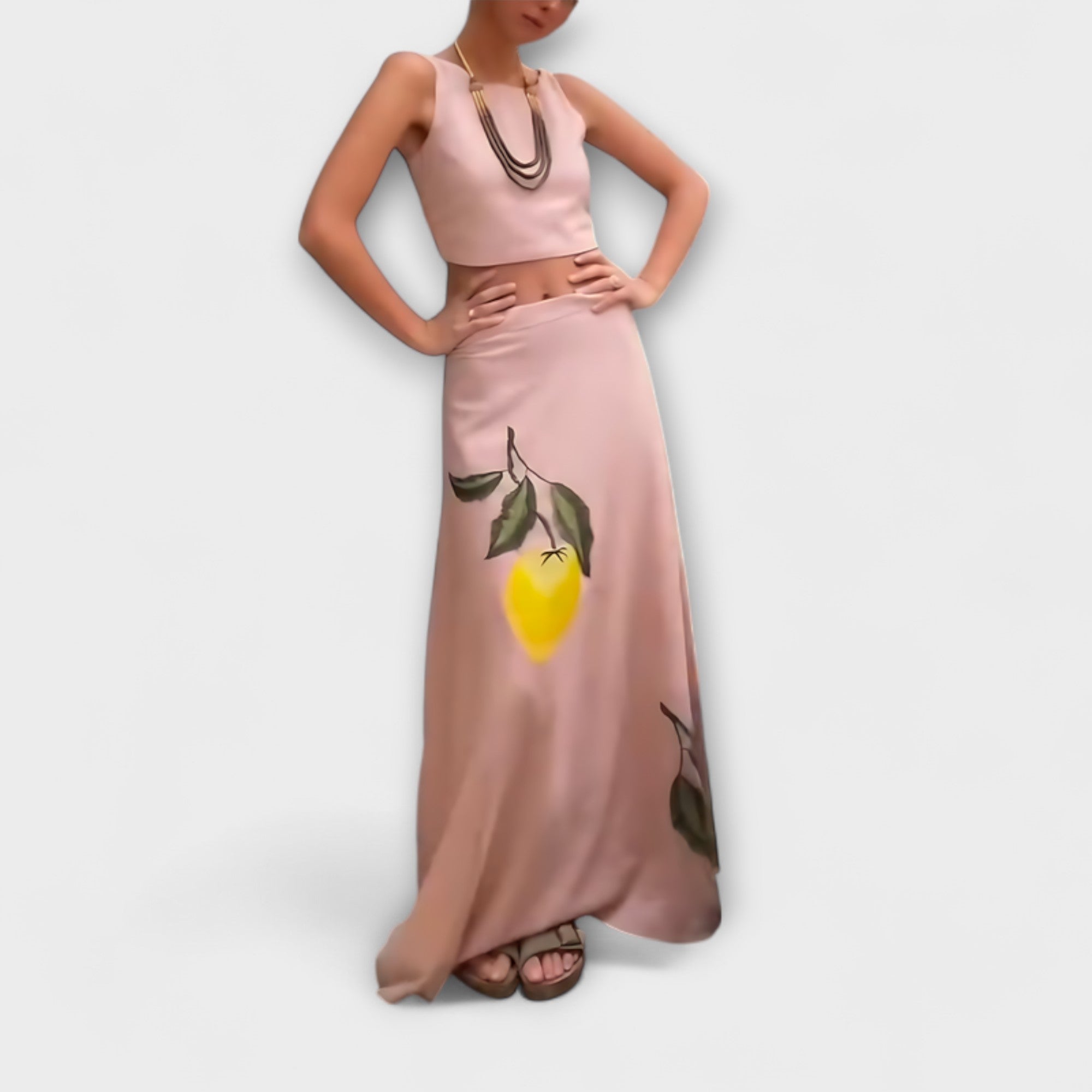 Cosima - Midi suknja s Amalfi uzorkom