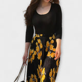 Violette - Suknja s nabranim dijelom i top