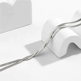 Elegantna duga ogrlica s prilagodljivim dizajnom zmijice