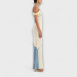 Aurora - Thames Midi Haljina s Detaljem Splice