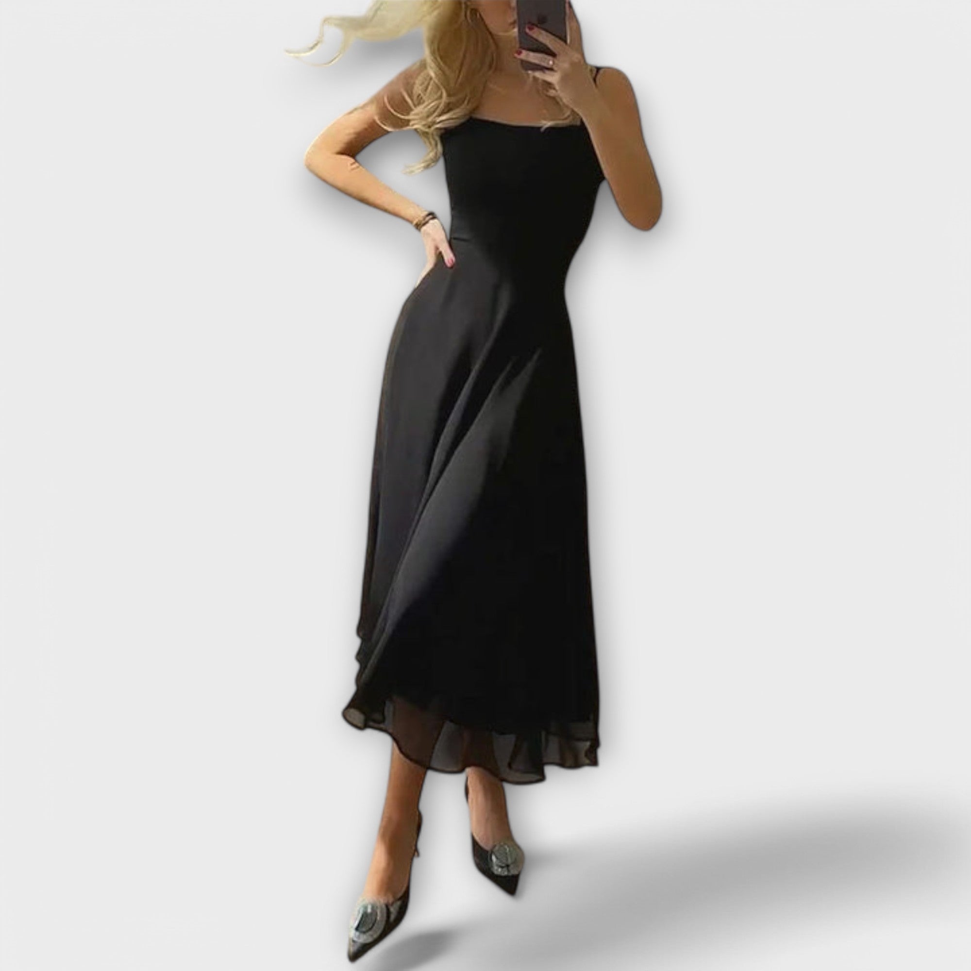 Elegantna haljina bez rukava