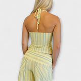 Anastazija - Klasični prugasti komplet hlača