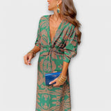 Oriana - Elegantna haljina s dugim rukavima