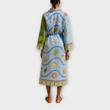 Jule - Printana Twill Midi Haljina s Pojasom