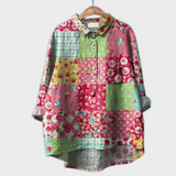 Magdalena - Ručno rađena bluzica za žene s cvjetnim dizajnom