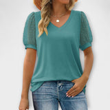 Rema - Top s V-izrezom i prozirnim rukavima