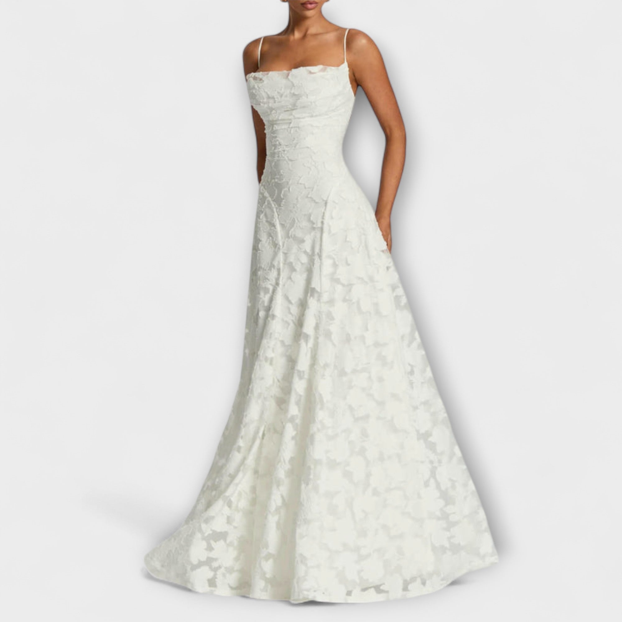 Emberly - Elegantna Jacquard-Maxikhalja