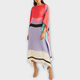 Elenora - Geometrijski kaftan s otvorenim krojem