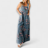 Mirona - Opušteni kroj traper kombinezon