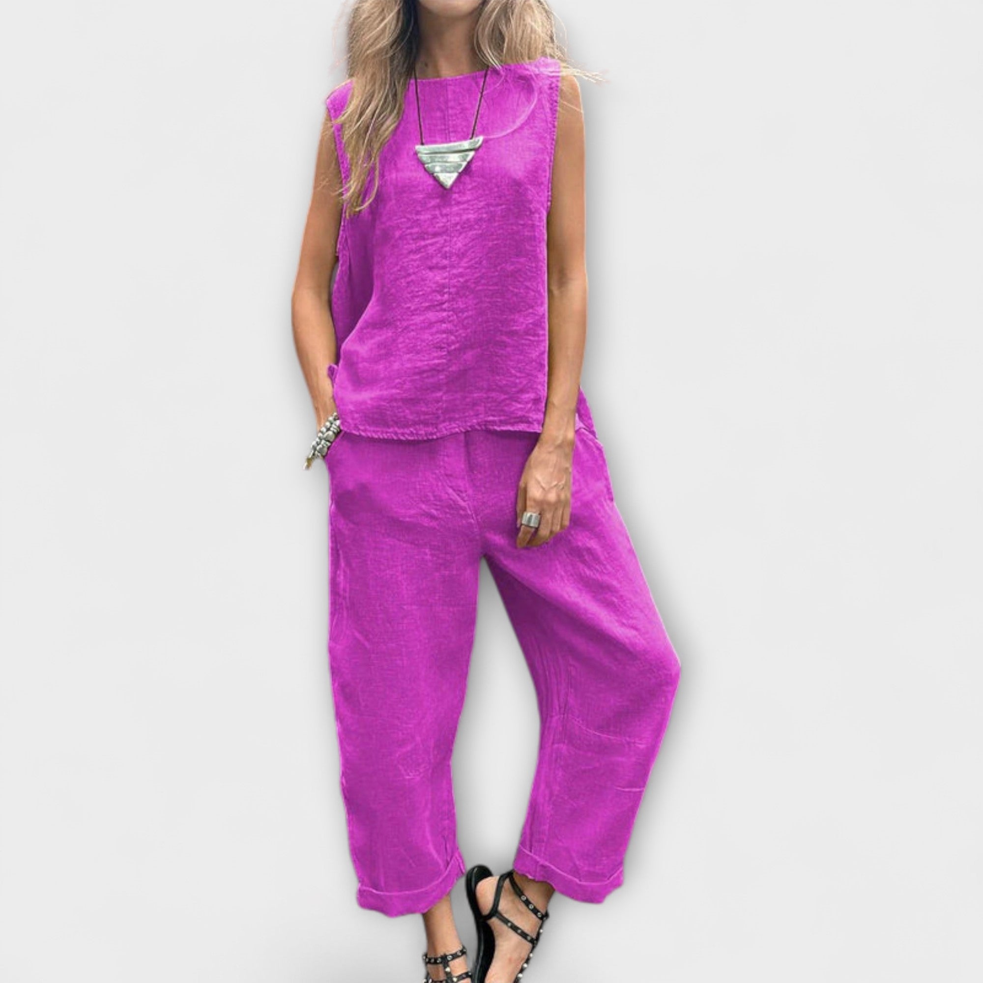 Jennifer - Opustena Kombinacija Pamuka i Lino