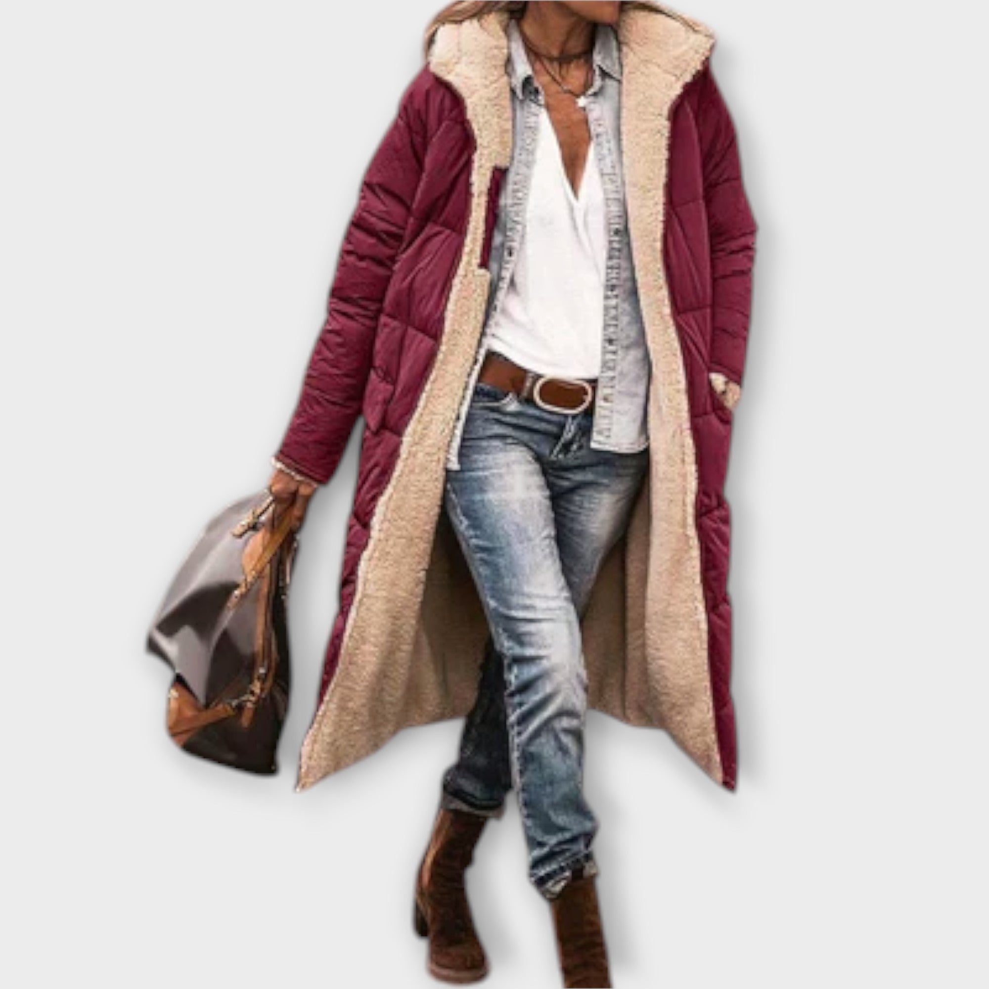 Kora - Udoban kaput s krznom podstavom