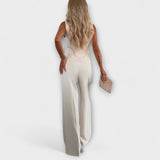 Wilhelmina - Elegantni top bez rukava i hlače