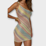 Kira - Trendy Haljina Mini s Jednim Rame