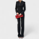 Noa - Crni Blazer Set s Perlama