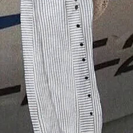 Rea - Opustene prugaste hlače za slobodno vrijeme