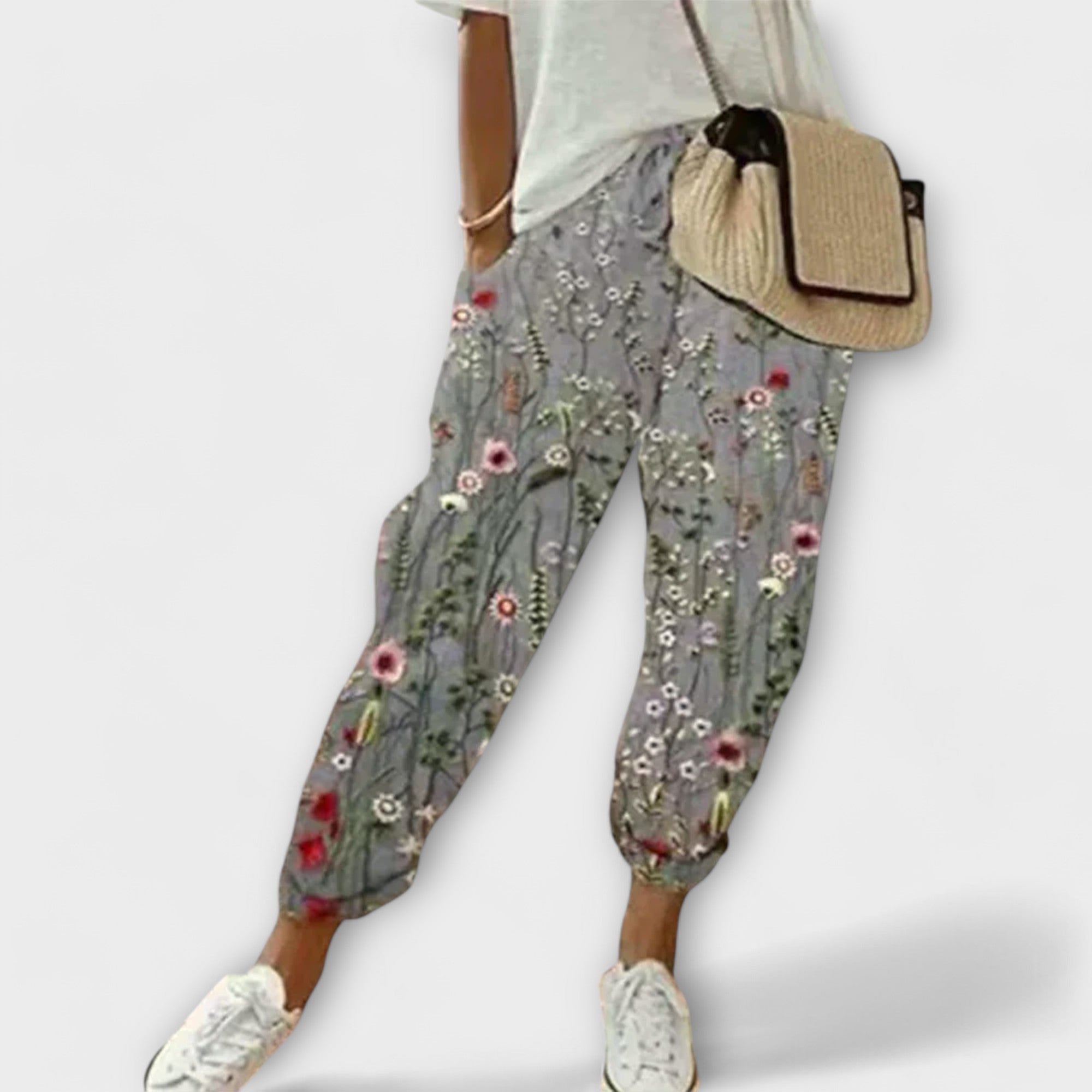 Burga - Ugodne hlače od pamuka i lana