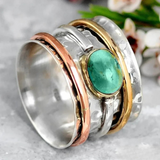 Vintage zlatni i srebrni prsten