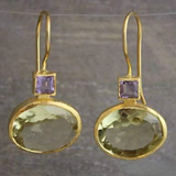 Retro Zeleni Naušnice