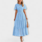 Aurora - Elegantna čipkasta ljetna haljina