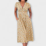 Fienna - Midi haljina s gumbima