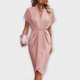 Serena - Midi-haljina na preklop