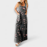 Mirona - Opušteni kroj traper kombinezon