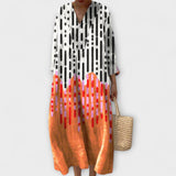 Alden - Stilizirana Geometrijska Haljina