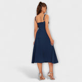 Nada - Haljina s volanima i detaljem proreza