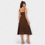 Nada - Haljina s volanima i detaljem proreza