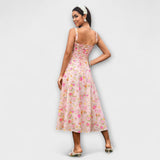 Nada - Haljina s volanima i detaljem proreza