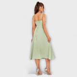 Nada - Haljina s volanima i detaljem proreza