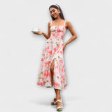 Nada - Haljina s volanima i detaljem proreza