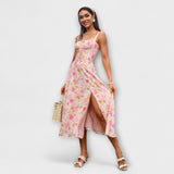 Nada - Haljina s volanima i detaljem proreza