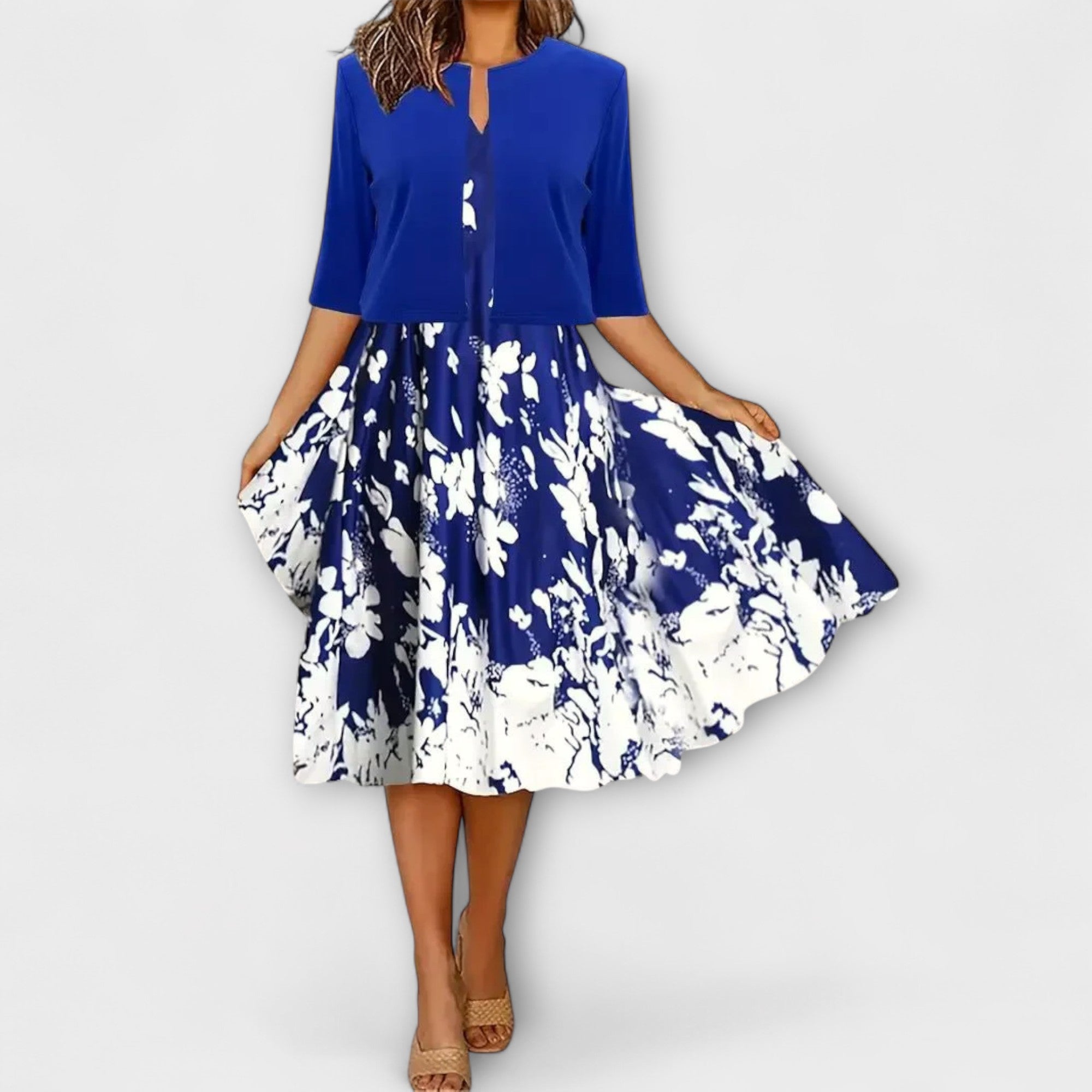 Ženska Midi Haljina s Blazerom