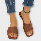 Aurora - Ravne sandale za žene