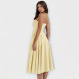 Rosalie - Uređena bezrukavna korzet haljina