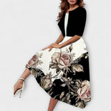 Ženska Midi Haljina s Blazerom